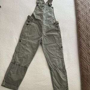 Abercrombie & Fitch green overalls